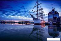 Картина на стекле Stamprint Парусник ST025 (80x120)