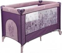 Манеж-кровать Amarobaby Multiform Flowers AMARO-26MFL-F (фиолетовый)