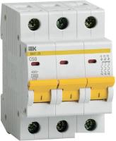 Выключатель автоматический IEK ВА47-29 50А 3Р 4.5кА С MVA20-3-050-C