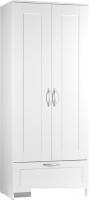 Шкаф распашной Mio Tesoro Сириус 2-х створчатый 1 ящик 2.02.01.020.1 (белый)