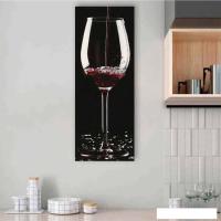 Картина на стекле Stamprint Бокал вина КТ050 (80x30)