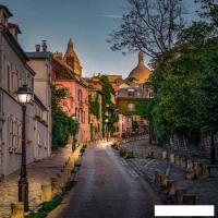 Картина на стекле Stamprint Холм Монмартр ST009 (50x50)