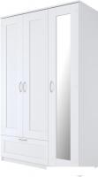 Шкаф распашной Mio Tesoro Сириус 3-х створчатый 1 ящик 2.02.01.030.1 (белый)