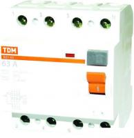 Устройство защитного отключения TDM Electric ВД1-63 4Р 25А 30мА SQ0203-0032