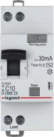 Дифференциальный автомат Legrand RX3 1P+N C 10А 30мА 6кА 2М AC 419397