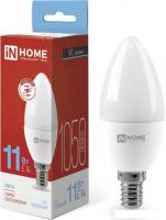 Светодиодная лампочка In Home LED-СВЕЧА-VC 11 Вт 230В Е14 6500К 1050 Лм