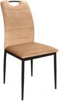 Стул Signal Rip Velvet (bluvel 28 бежевый/черный)