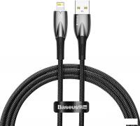 Кабель Baseus Glimmer Series Fast Charging Data Cable USB Type-A - Lightning 2.4A CADH000201 (1 м, ч