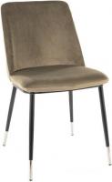 Стул Signal Jill Velvet (bluvel 77 оливковый/черный/хром)