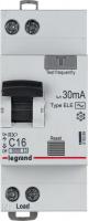 Дифференциальный автомат Legrand RX3 1P+N C 16А 30мА 6кА 2М AC 419399