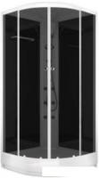 Душевая кабина Domani-Spa Delight 88 (черный/тонированное стекло)
