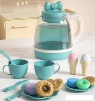 Набор игрушечной посуды Sharktoys Чайный 460000001 (голубой)