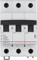 Выключатель автоматический Legrand RX3 3P C 50A 4.5кА 3M 419713