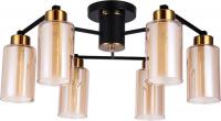 Люстра средней высоты Arte Lamp Leo A7027PL-6BK