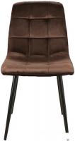 Стул Signal Mila Velvet (bluvel 48 коричневый/черный)