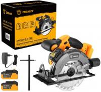 Дисковая (циркулярная) пила Deko DKCS20 063-4024 (с 2-мя АКБ, кейс)