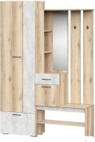 Стенка SV-Мебель Фаворит 1 (дуб делано/цемент светлый)