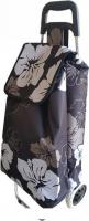 Сумка-тележка MonAmi XY-021 (цветы на черном)
