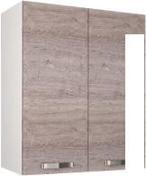 Шкаф навесной Anrex Alesia для сушки посуды 2D/60-F1 (серый/дуб анкона)