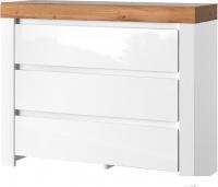 Комод Anrex Taurus 3S (белый/дуб вотан)