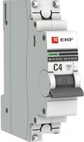 Выключатель автоматический EKF PROxima 1P 4А (C) 6кА ВА 47-63 DC mcb4763-DC-1-04C-pro
