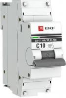 Выключатель автоматический EKF PROxima ВА 47-100 1P 10А (C) 10kA mcb47100-1-10C-pro