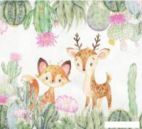 Фотообои Vimala Кактусы и животные 270x300