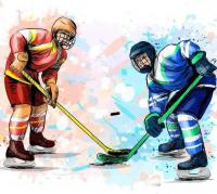 Фотообои Vimala Хоккеист 6 270x300