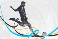 Фотообои Vimala Футболист 3 270x400