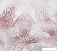 Фотообои Vimala Пальмовые листья розовые 270x300
