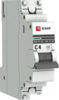 Выключатель автоматический EKF ВА 47-63 1P 4А (C) 4.5kA PROxima mcb4763-1-04C-pro