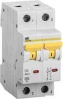Выключатель автоматический IEK ВА 47-60M 2п 6А C 6кА MVA31-2-006-C