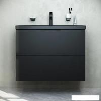 AM.PM Тумба под умывальник Gem 75 M90FHX07522BM (черный матовый)
