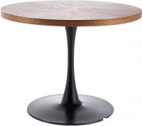 Кухонный стол Signal Amadeo AMADEOORCFI100 (орех/черный)