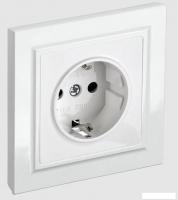 Розетка IEK Brite РСР14-1-0-БрБ