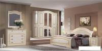 Комплект мебели для спальни ФорестДекоГрупп Любава-4 (жемчуг)
