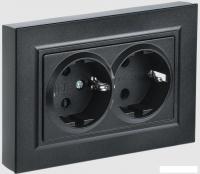 Розетка IEK Brite РС12-3-БрЧ