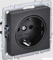 Розетка IEK Brite РС14-1-0-БрЧ