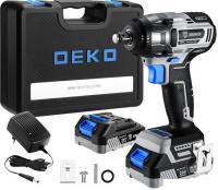 Гайковерт Deko DKIS20 063-4033 (с 2-мя АКБ, кейс)