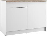 Шкаф напольный ЭлиГард Urban ШСК (с) 120 (белый/малага)