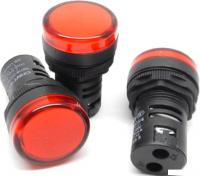Лампа сигнальная Chint ND16-22D/4K2 AC 230В (R) 146692 (красный)
