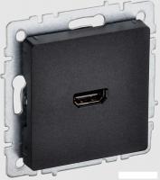 Розетка HDMI IEK Brite РHDMI-0-БрЧ