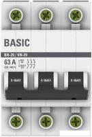 Выключатель нагрузки EKF Basic 3P 63А ВН-29 SL29-3-63-bas