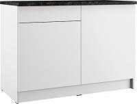 Шкаф напольный ЭлиГард Urban ШСК (с) 120 (белый/кастилло темный)