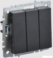Выключатель IEK Brite ВС10-3-0-БрЧ