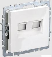 Розетка компьютерная IEK Brite РК10-2-БрБ
