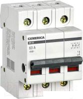 Выключатель нагрузки Generica ВН-32 3Р 63А MNV15-3-063
