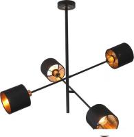 Подвесная люстра Escada Denver 1109/4P E14*40W Black/Gold