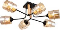 Люстра средней высоты Escada Mondrian 699/6P E27*60W Black