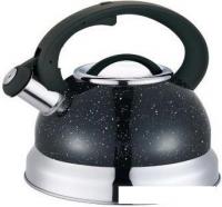 Чайник со свистком Катунь КТ-133B (черный мрамор)